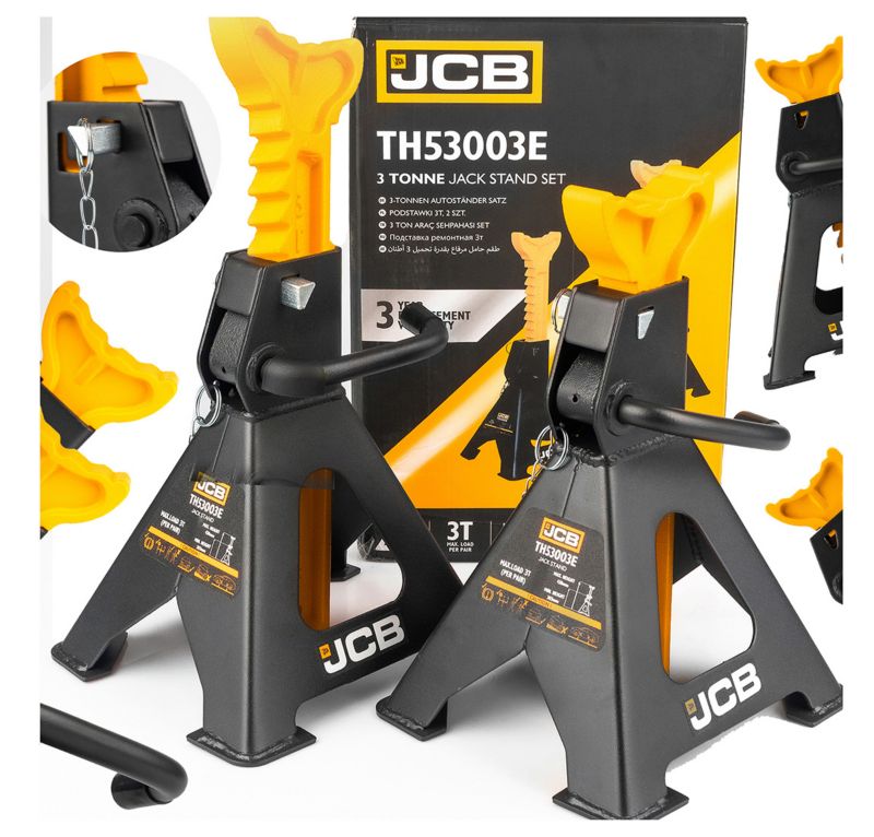 Kobyłki warsztatowe JCB podpory samochodowe 3T 303-438 mm 2szt.