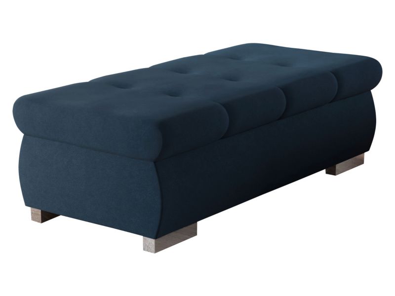 Pufa MIRJAN 24 Orkan Duża granatowy aksamit 1 szt.