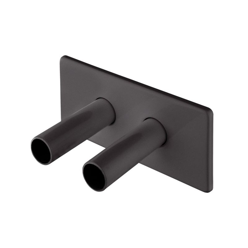 Maskownica zaworów grzejnikowych Oltens Varme grafit, do rurek 22 mm, zestaw 1 szt.