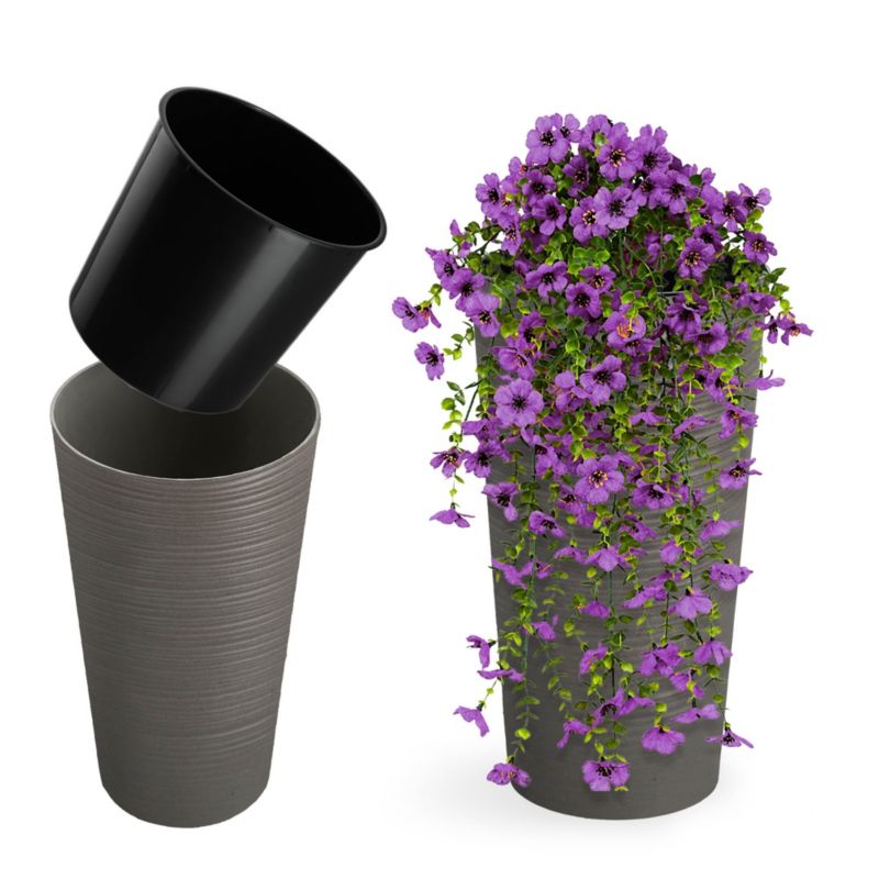 Doniczka KADAX Osłonka Donica Na Kwiaty 25cm Eko 1 szt.