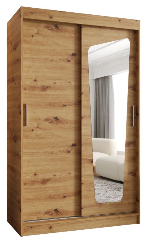 Szafa przesuwna Garderoba Abiks MOKA 120 dąb artisan 1 szt.