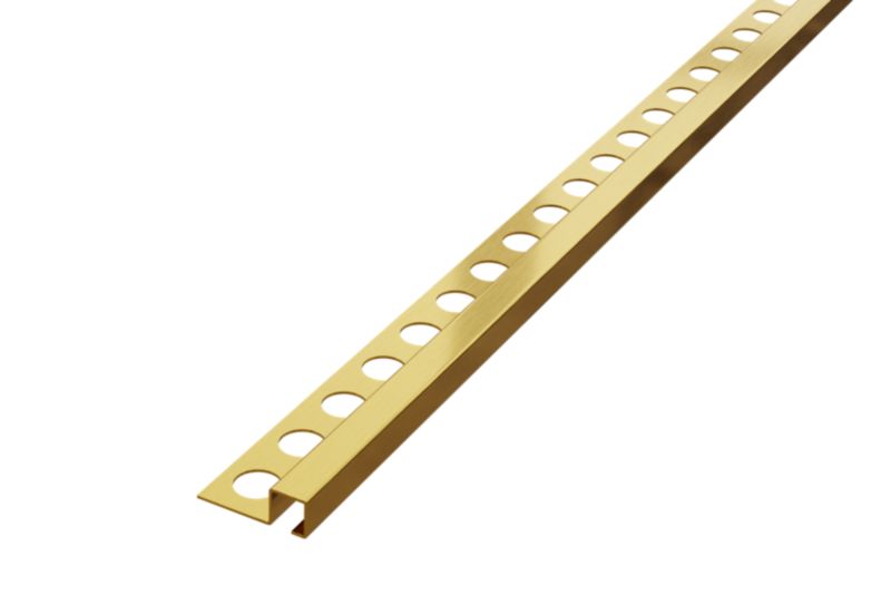 Profil narożny Q Lambro złoty matowy 1cm x 270cm 1 szt.