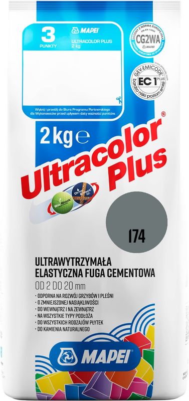 Fuga elastyczna Mapei Ultracolor Plus 174 tornado 2 kg