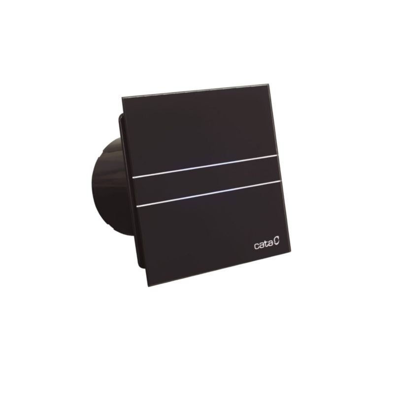 Wentylator CATA E120 G łazienkowy czarny szklany front 1 szt.