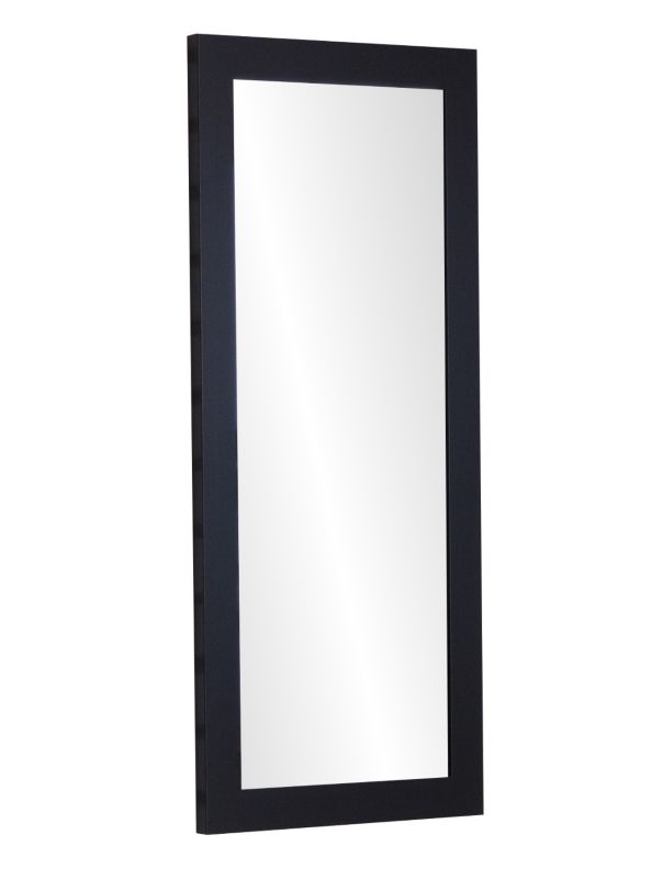 Lustro wiszące Profilmat 130x40 rama kolor czarny 1szt.