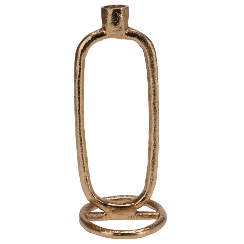 Świecznik H&S Decoration owalny złoty 24 cm 1 szt.