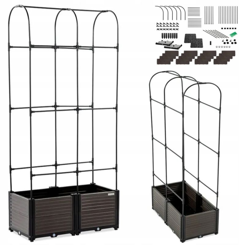 Skrzynia Cultivo Uprawowa Warzyniak + Stojak Pionowa Doniczka 1 szt