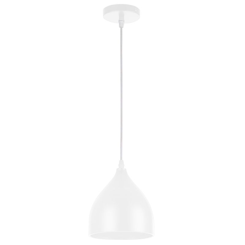 Lampa wisząca sufitowa MasterLED Como żyrandol loft E27 120 cm IP20 biała 1 szt.