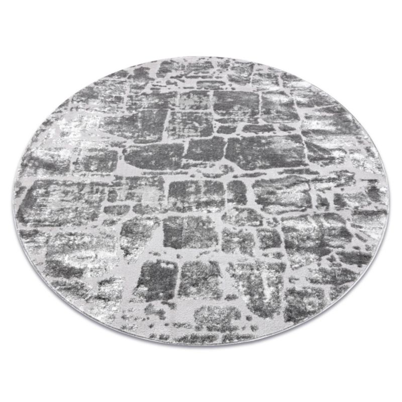 Dywan Mefe RugsX koło 100 cm szary AT3005 1 szt.