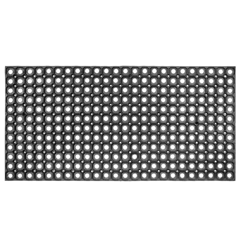 Wycieraczka KADAX Gumowa Pod Drzwi Zewnętrzna Czarna 40x80cm 1 szt.