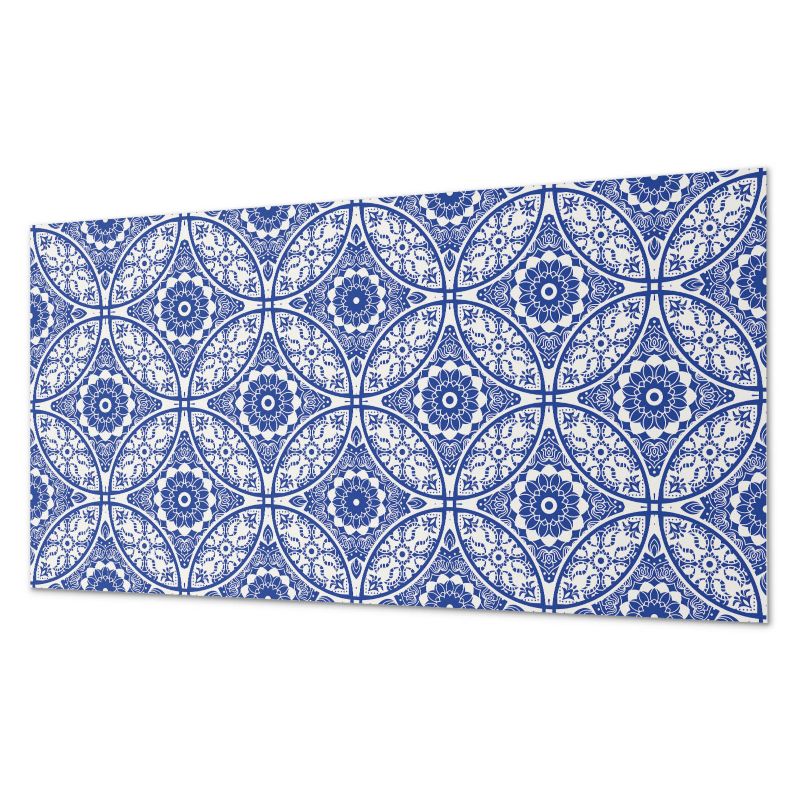 Paczka Kafelków Winylowych PCV ArtPrintCave 60x30 cm Wzór kwiatowych motywów 6 szt.