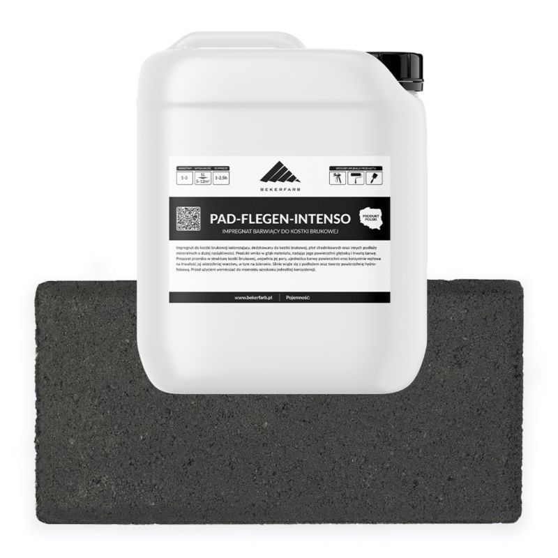 Impregnat Barwiący do Kostki Brukowej i Betonu Bekerfarb Grafitowy 10l 1szt.
