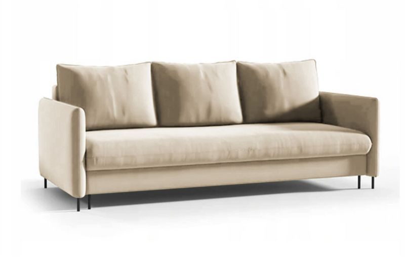 Sofa Bettso Belis 216 x 91 cm z funkcją spania beżowa 1szt.