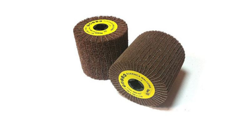 Ściernica walcowa listkowa GLOB TOOLS z włókniny 100x100x19mm Satyniarka VERY FINE - 1 szt.