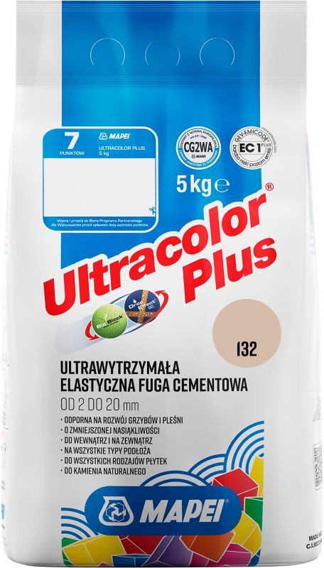 Fuga elastyczna Mapei Ultracolor Plus 132 beżowa 5 kg