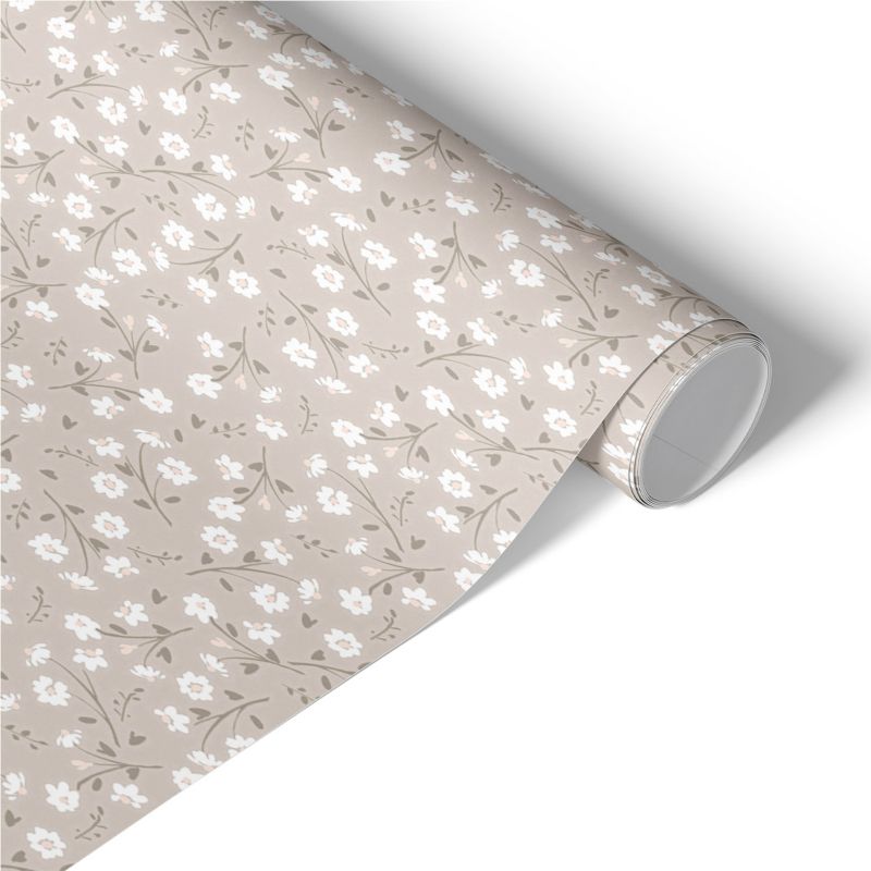 Samoprzylepna Okleina Meblowa Tulup 65x130 cm Kwiatowy wzór Okleina Na Biurko I Regał 1 rol.
