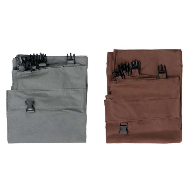 Worek Mega-M do wózka hotelowego serwisowego na pranie pościel 2-komory szaro-brązowy 2szt.