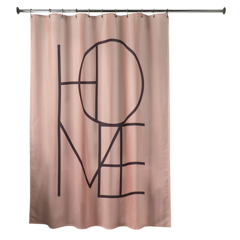 Zasłona prysznicowa Luna2 Tendance 180x200 cm blush różowa 1 szt.