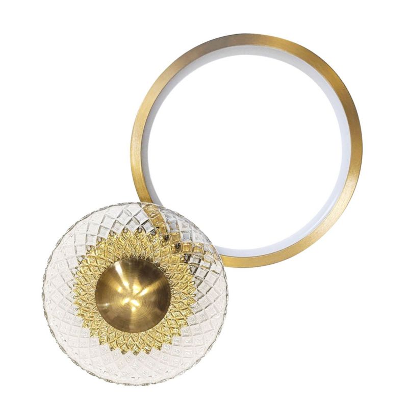 Kinkiet Toolight Lhj071-W Złoty Szczotkowany 1Szt