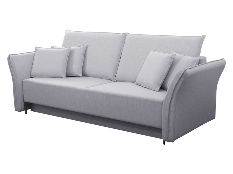 Sofa z funkcją spania MIRJAN 24 Bregi szary + czarny 1 szt.