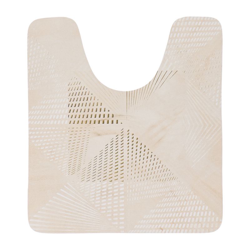 Mata pod WC Velo 45x50 cm beżowy marmur 1 szt.