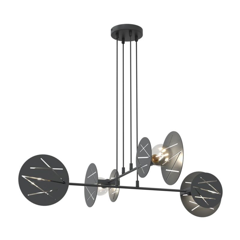 Lampa wisząca Emibig XOTIC czarna 4xE27x20W IP20 wym:120x96x96cm - 1 szt.