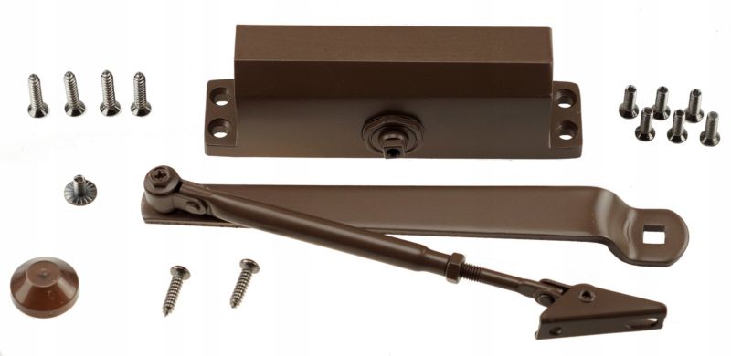 Samozamykacz FEINZ Do Drzwi 100Cm Brąz 45-65Kg Zamykacz 1 szt.