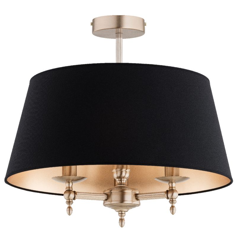 Lampa wisząca Alfa ROKSANA złoto-czarna 3xE14x10W wym:46x50x50cm IP20 -1 szt.
