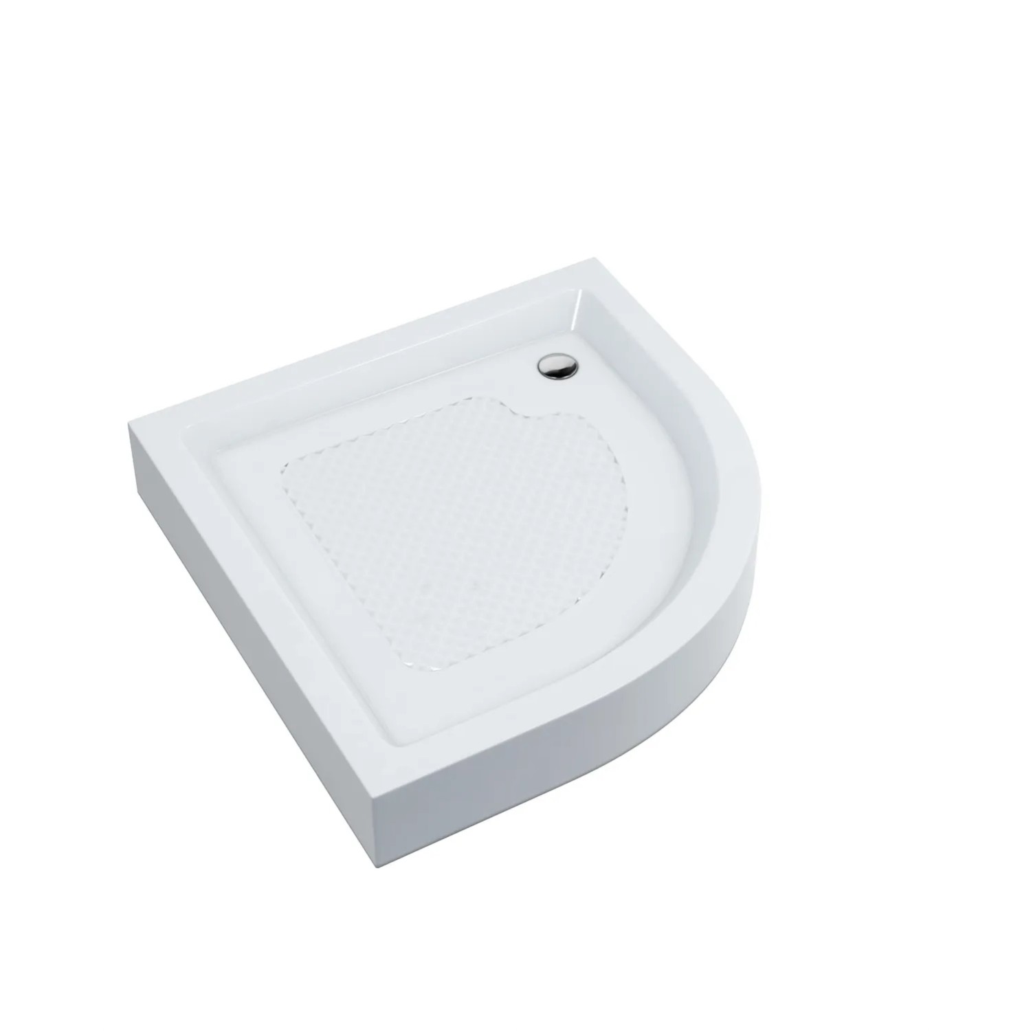 Schedpol Brodzik półokrągły Billig 80 biały 80x80x16