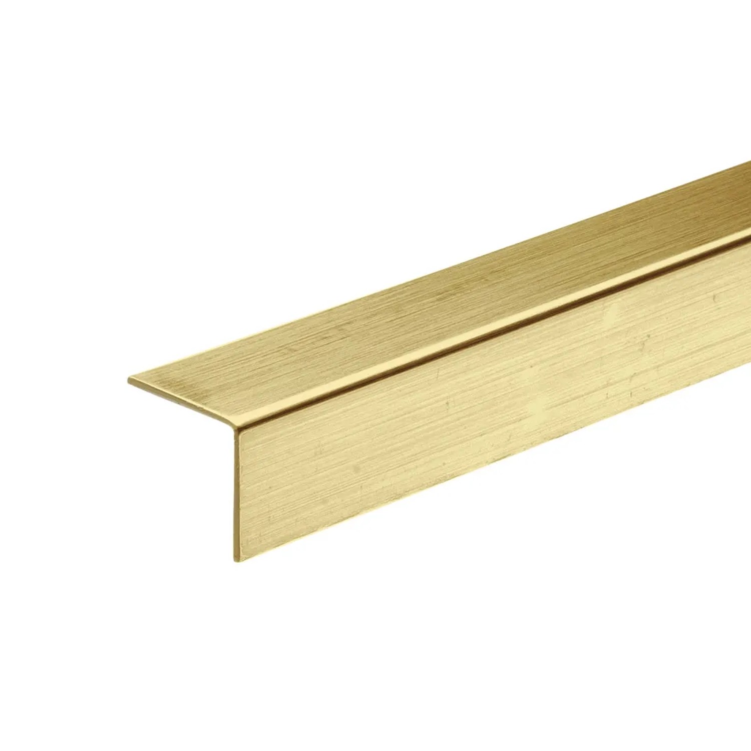 Cezar Profil kątowy PCV 20 x 20 mm 2,75 m złoty szczotkowany