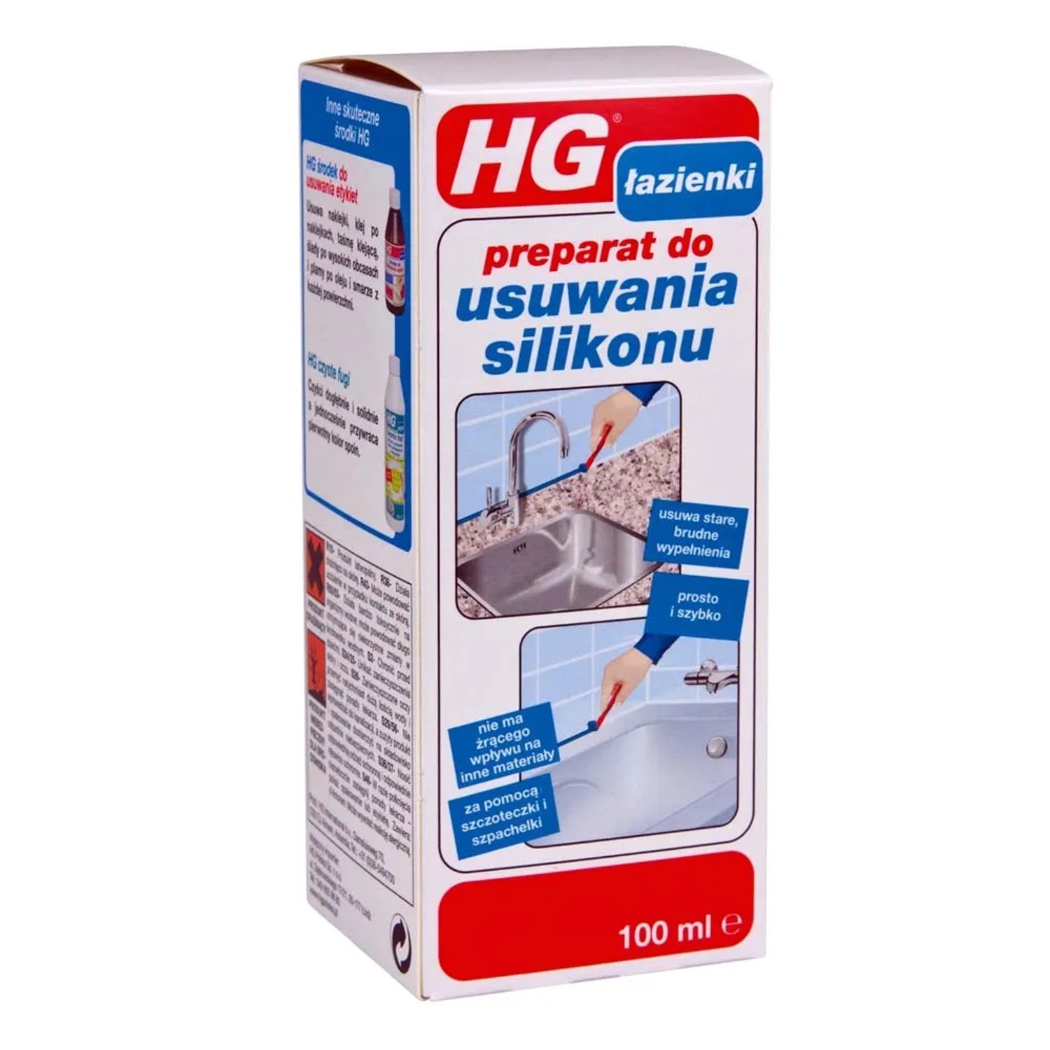 Hg Środek do usuwania silikonu 100 ml