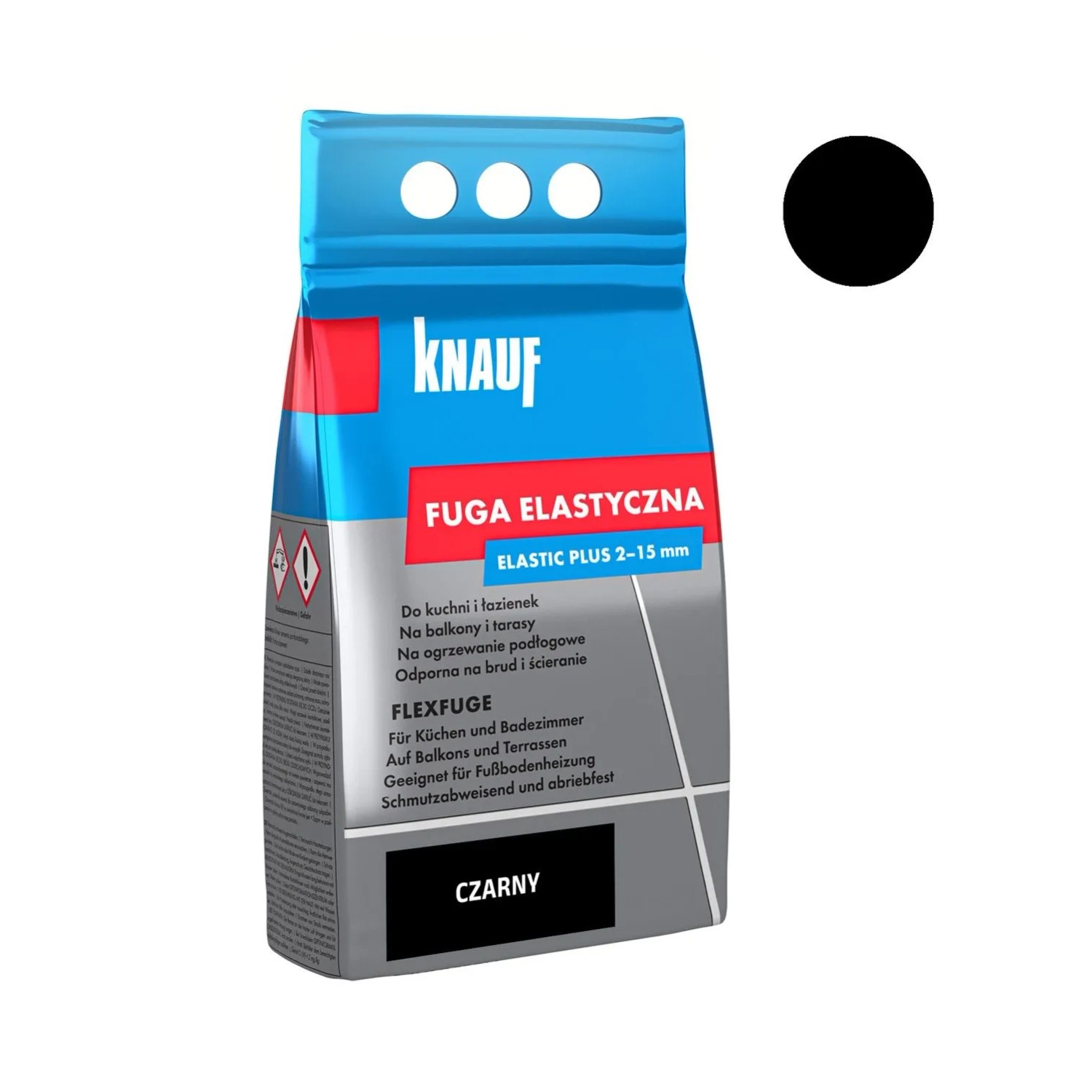 Knauf Fuga elastyczna czarna 4 kg