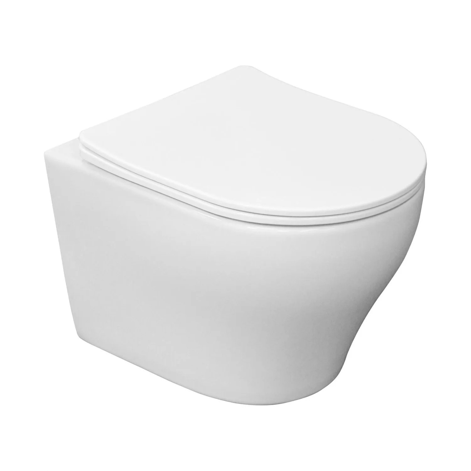 Miska Wc Avella Wirowa z deską wolnoopadającą 33x37x49