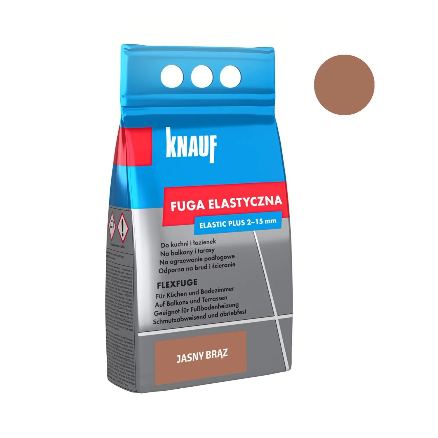 Knauf Fuga elastyczna jasny brąz 4 kg