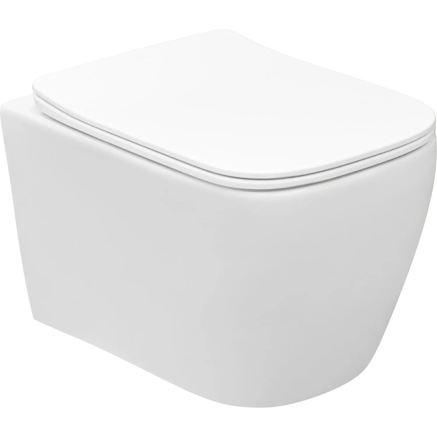 Miska WC Moscato wirowa z deską wolnoopadającą 33x35x49