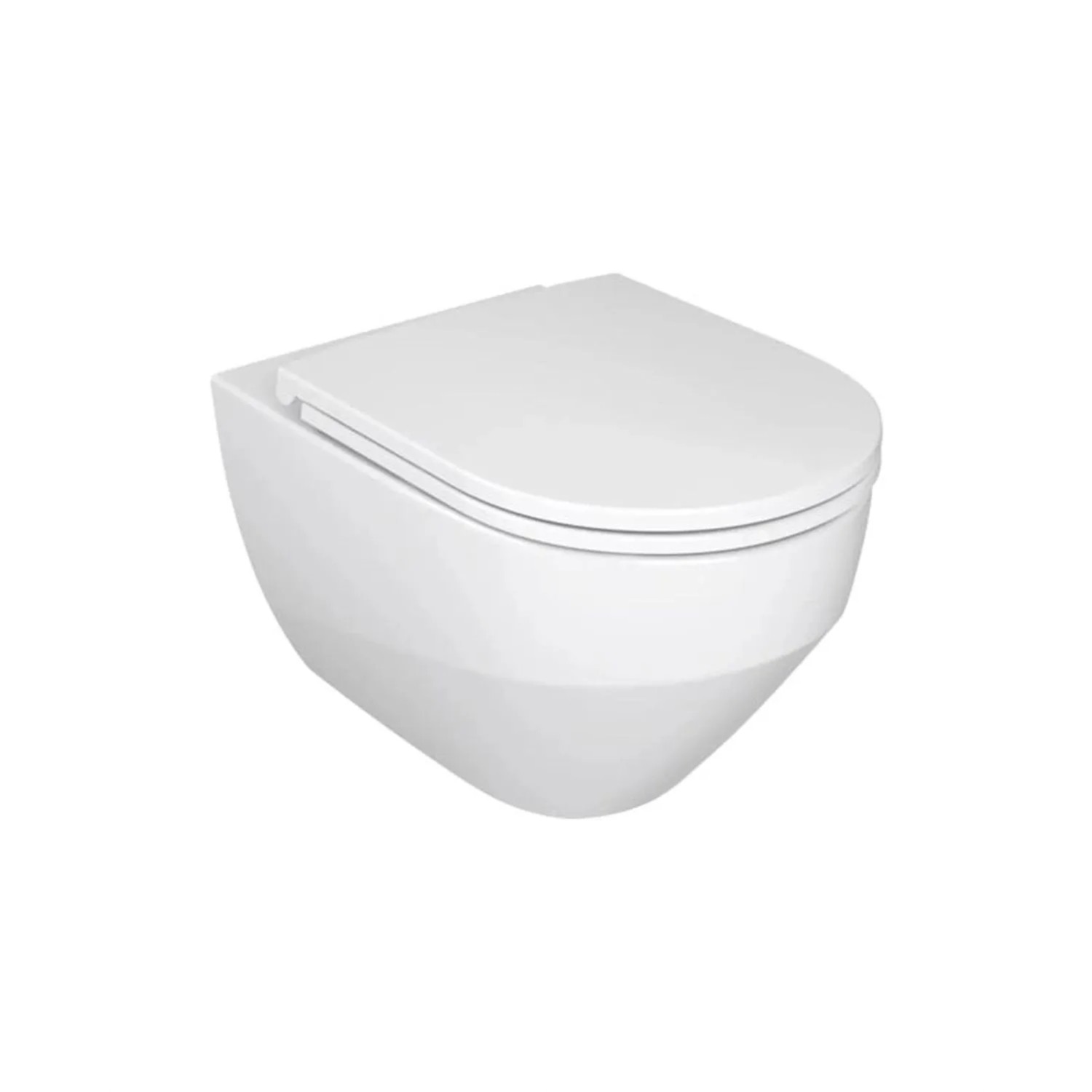 Ravak Miska WC ZANTE bezkołnierzowa z deską wolnoopadającą 51x36,5