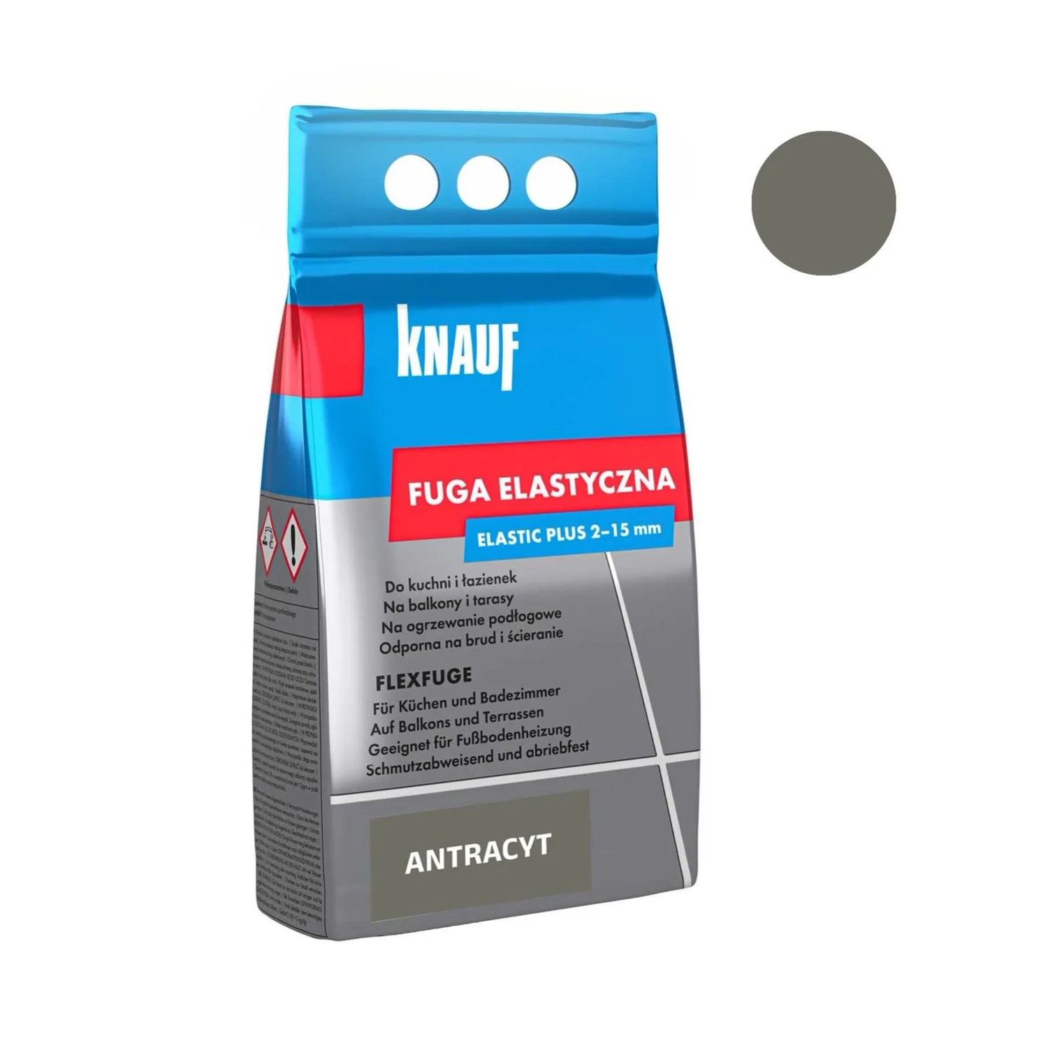 Knauf Fuga elastyczna antracyt 1,5 kg