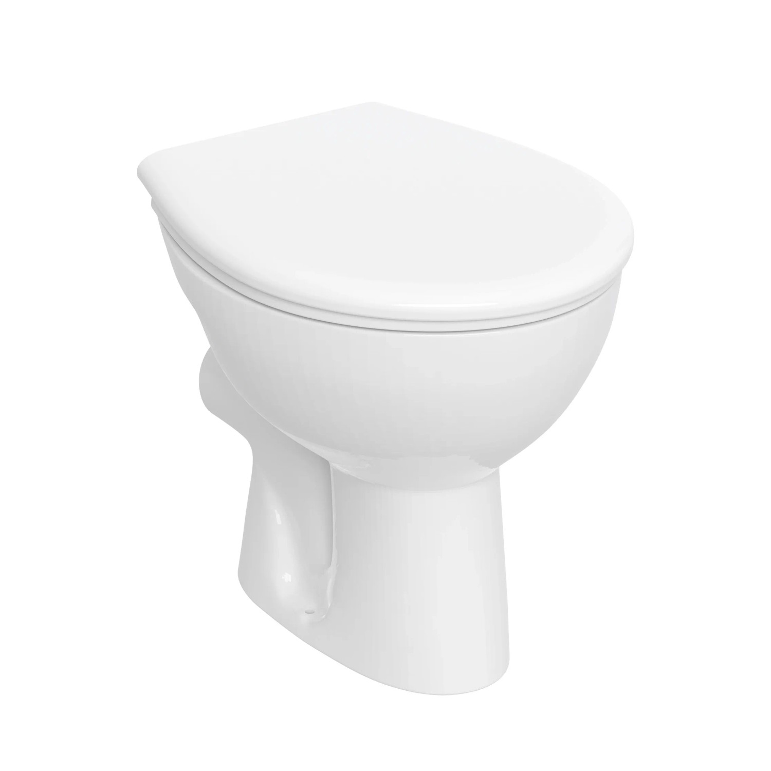 Miska WC stojąca pozioma z deską