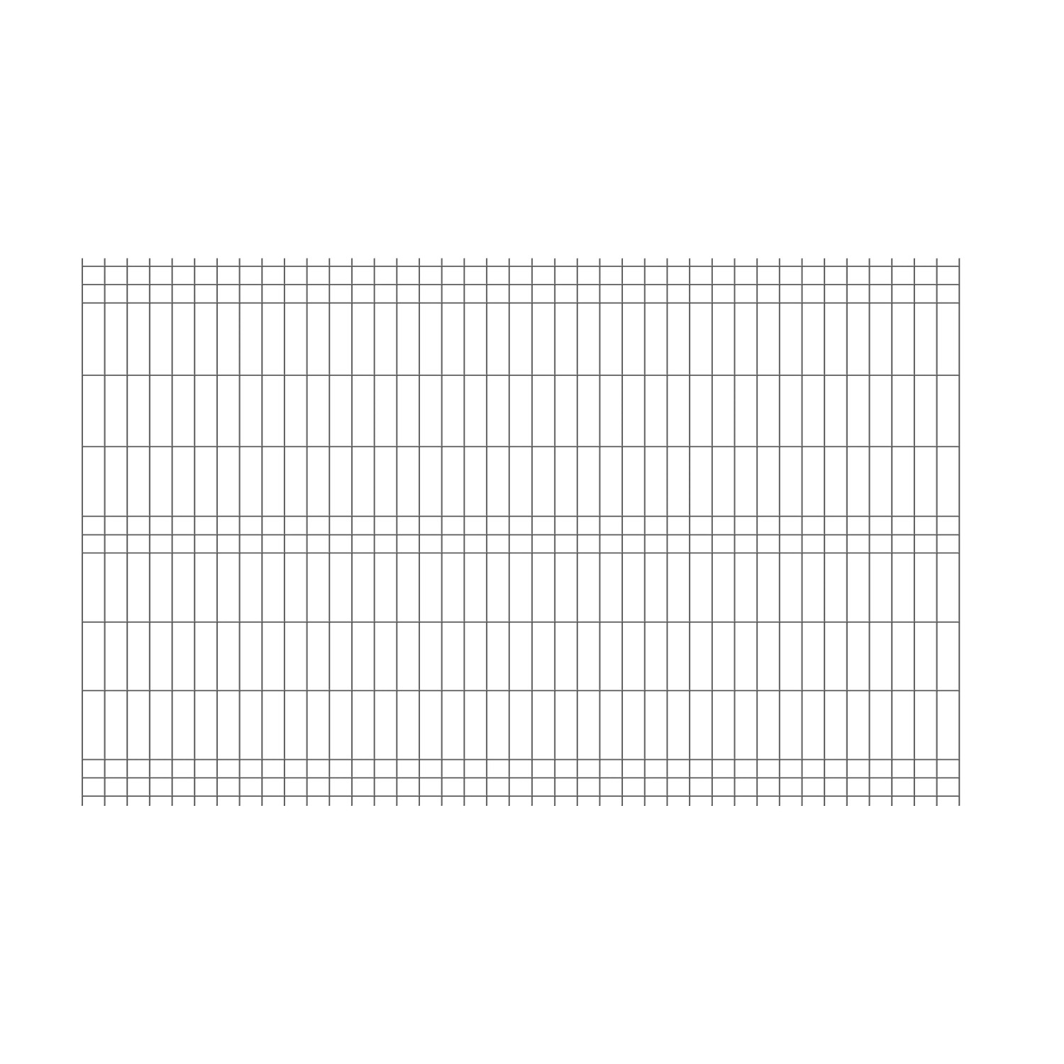 Jarmex Panel ogrodzeniowy 250,5 x 152 cm drut 3,8 mm oczko 6 x 20 cm antracyt