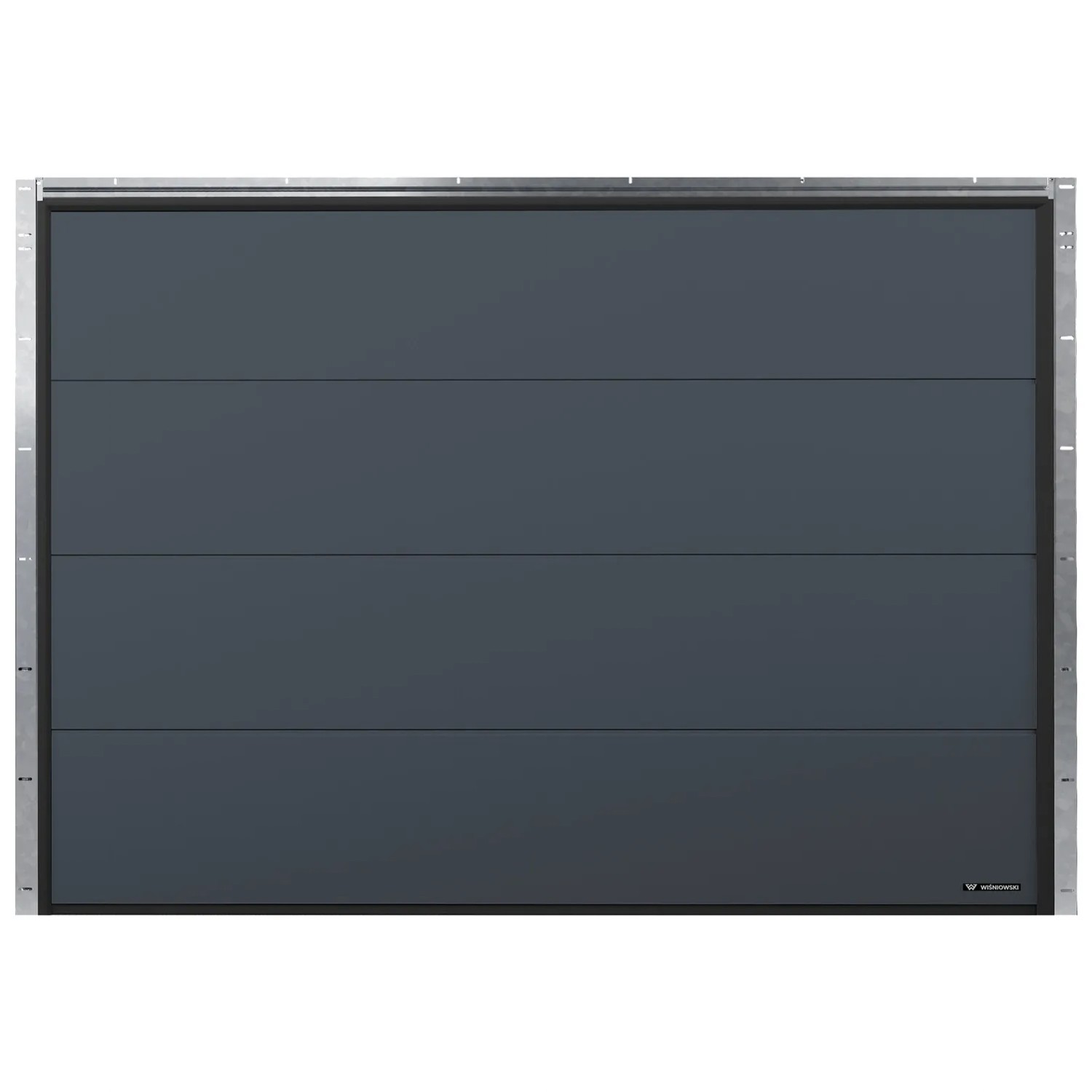 Wiśniowski Brama segmentowa Nobla antracyt 2125 x 2500 x 3651 mm