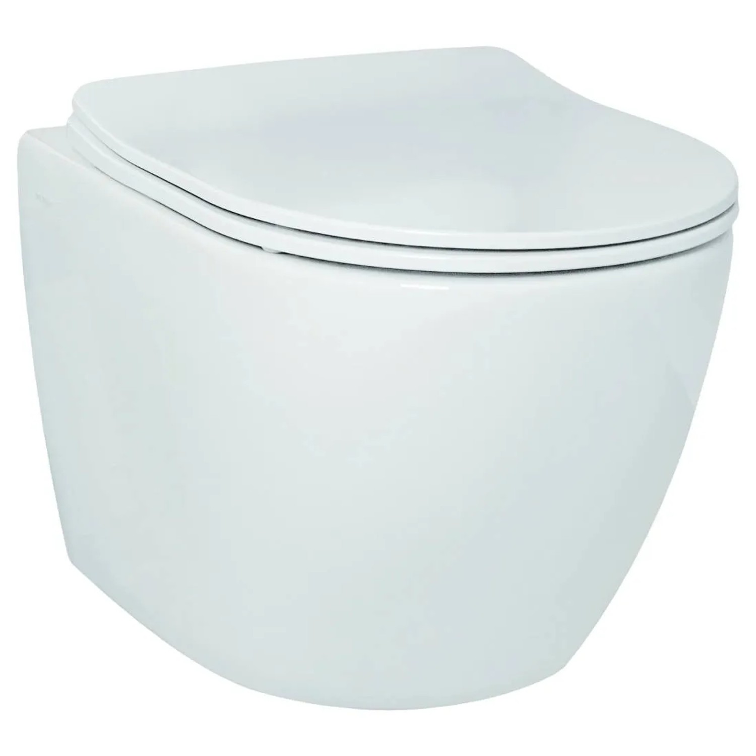 Miska WC Delos z deska wolnoopadającą biała