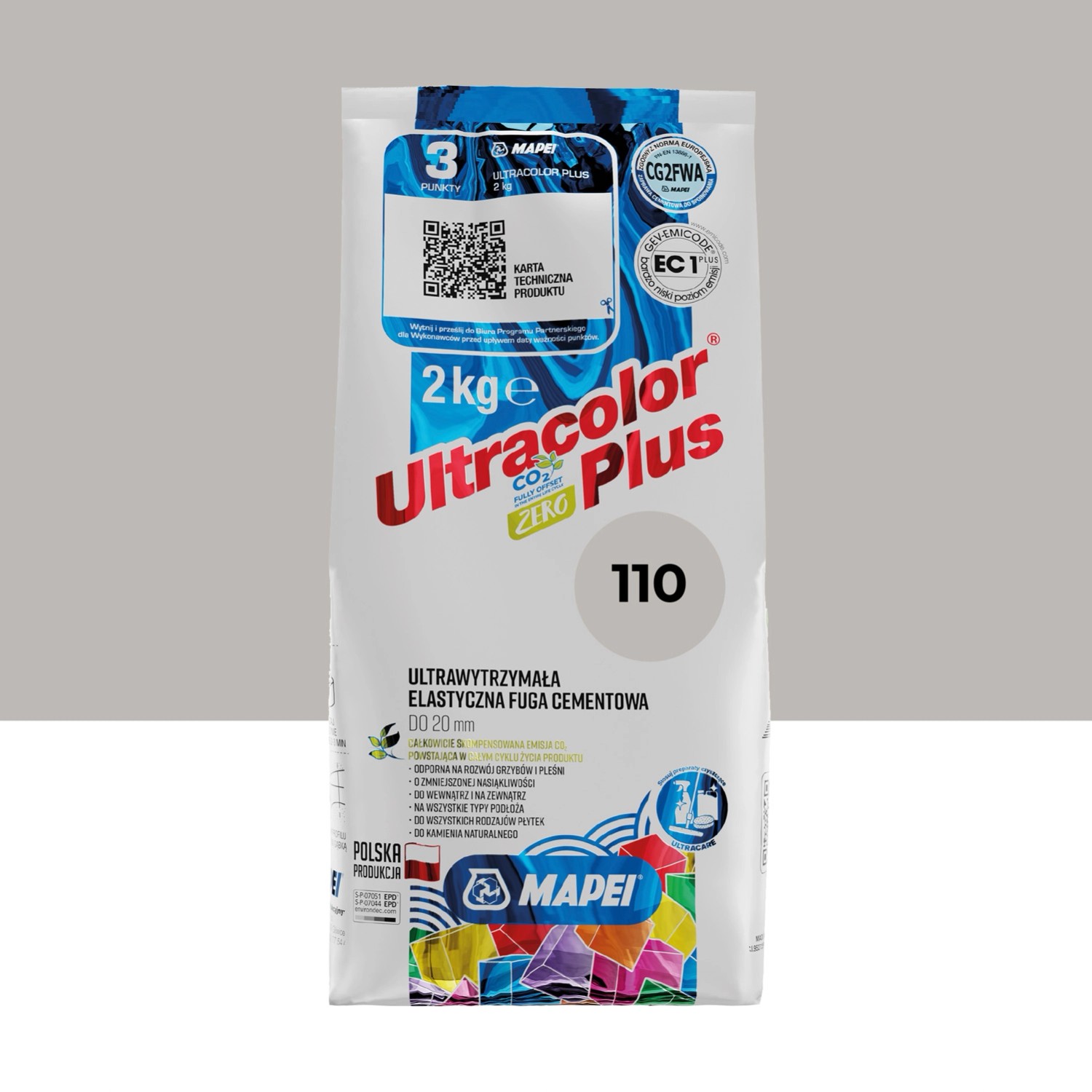 Mapei Fuga elastyczna UltraColor Plus 110 manhattan 2000