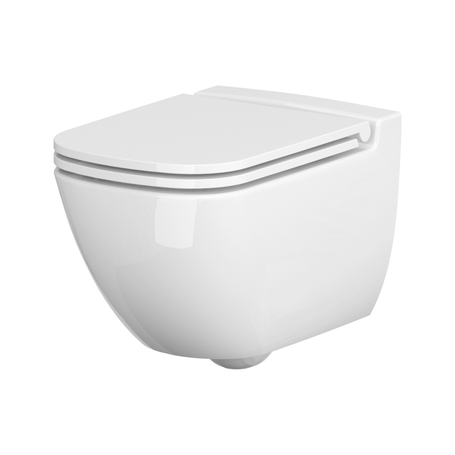 Cersanit Miska WC Caspia wisząca z deską wolnoopadającą