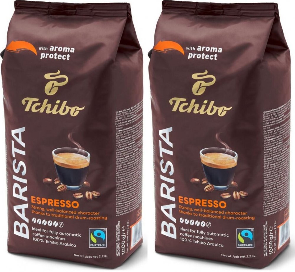 2x Kawa ziarnista Tchibo Barista Espresso, 1kg