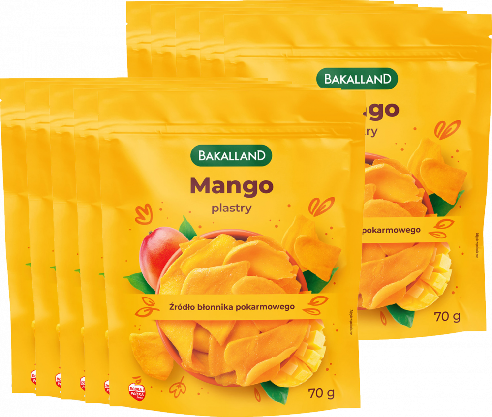 10x Suszone mango Bakalland, 70g