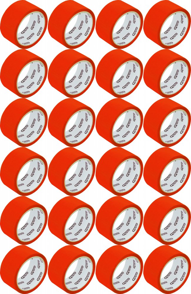24x Taśma pakowa, Grand, 48mmx50m, pomarańczowy