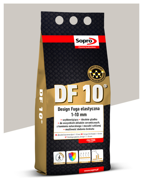Fuga elastyczna DF10 1-10mm 28: Jaśmin 2kg Sopro