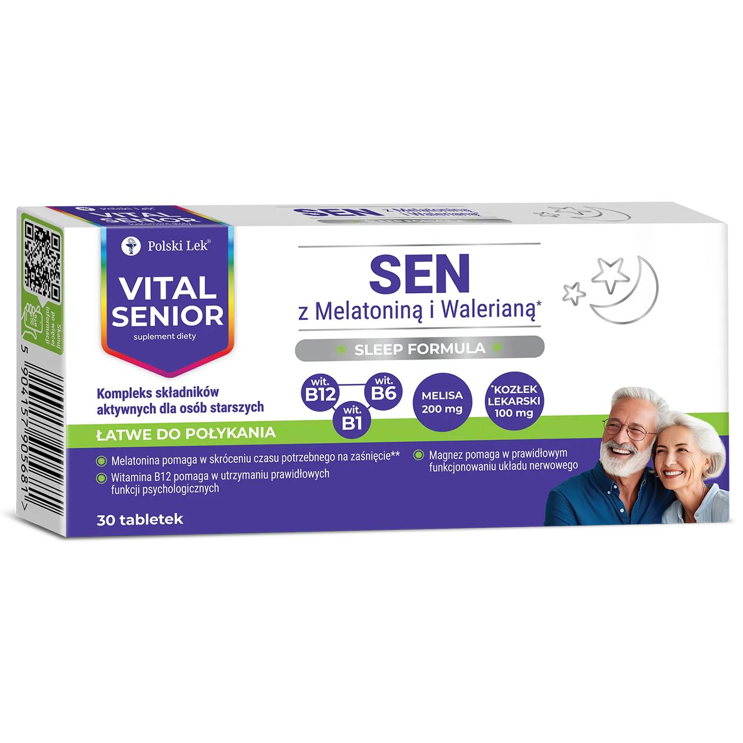 Vital senior sen, 30 tabletek