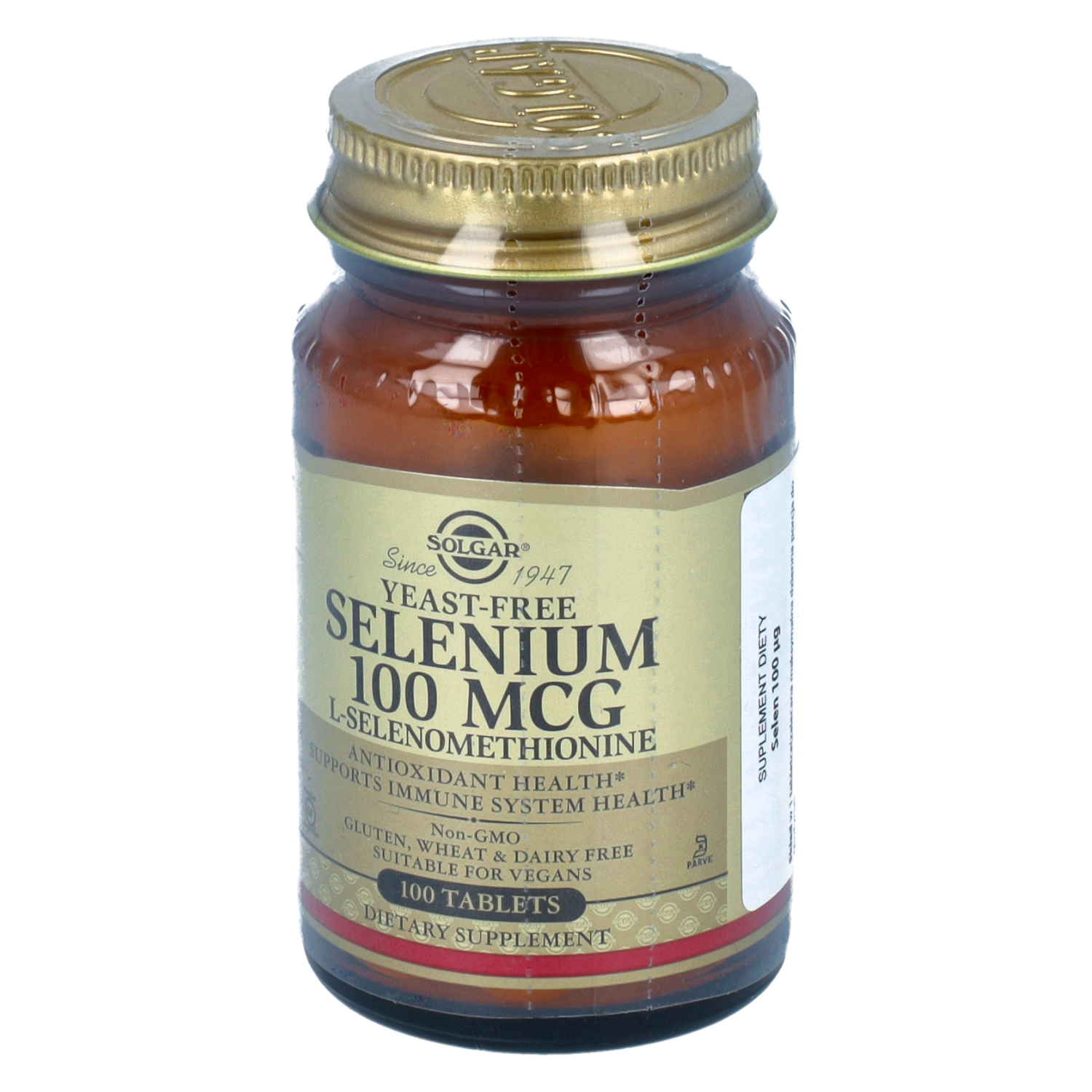 Solgar selenium 100 mcg, 100 tabletek