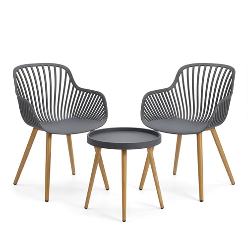 Gartenmöbel-Set PIENA - grau